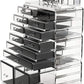 Makeup Cosmetic Organizer Storage with 12 Drawers Display Boxes (Clear)