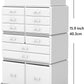 Makeup Cosmetic Organizer Storage with 12 Drawers Display Boxes (White)