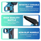 6" Mini Cordless Electric Chainsaw 2X Battery Powered Wood Cutter Rechargeable