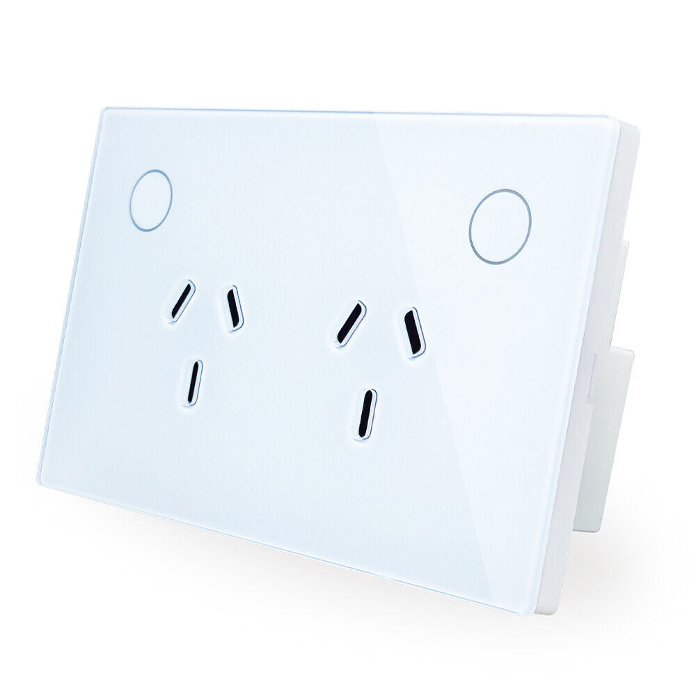 Smart Home WIFI Socket Double GPO Power Point Wall Outlet Switch AU