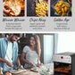 16L Digital Air Fryer Electric Airfryer Rotisserie Large Big Dry Cooker, Silver