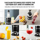 1000W 10in1 Vacuum Blender, 700ml Capacity, With Heating Jug, Grinder Cup, Food Processor