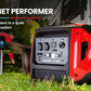 Inverter Generator 4500W Peak Pure Sine Portable Camping Petrol Rated