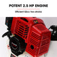 AG 2 Stroke 52cc Petrol Jackhammer, with 2 Chisels, Carry Bag