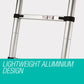 2m Telescopic Aluminium Ladder Alloy Extension Extendable Steps