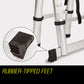 3.8m Multipurpose Telescopic Folding Ladder Aluminium Alloy Extension