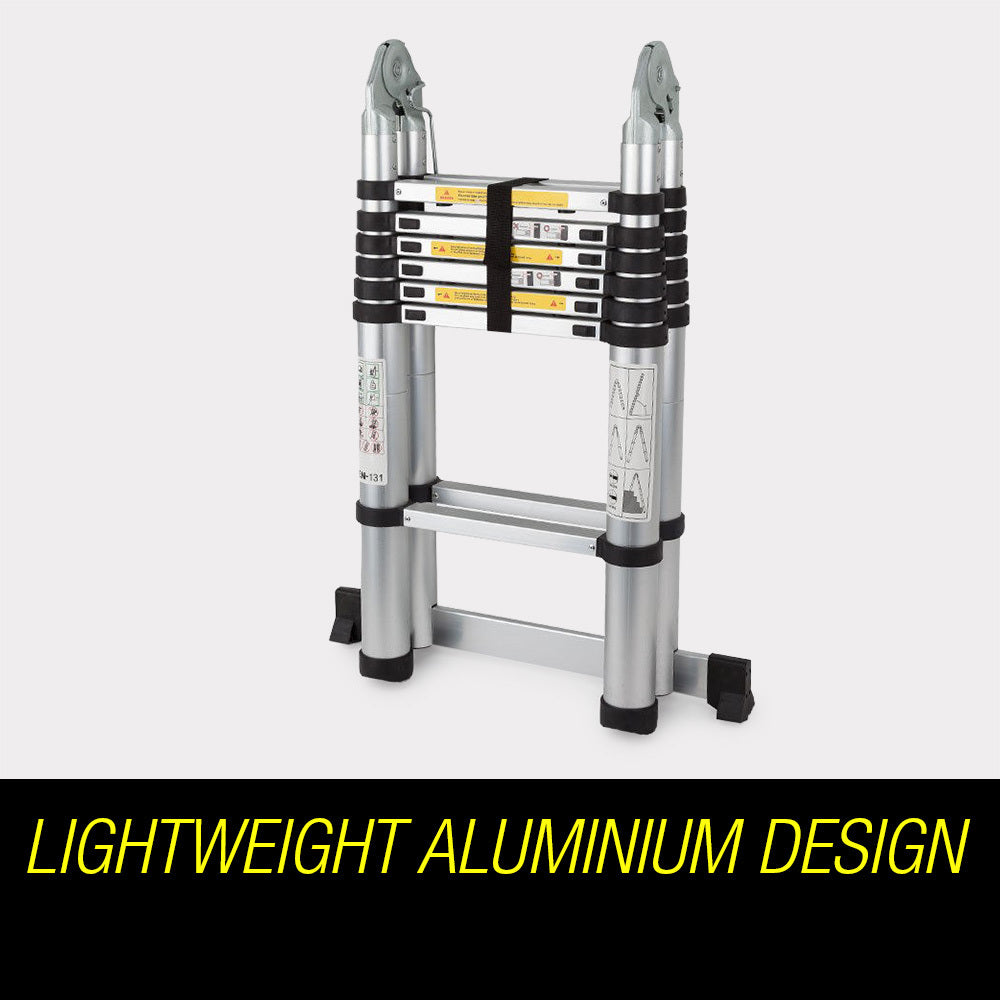 4.4m Multipurpose Aluminium Telescopic Folding Ladder Alloy Extension Steps