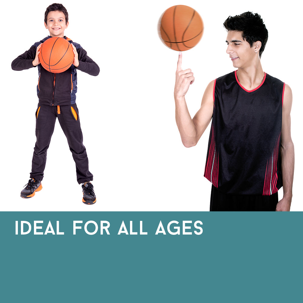 Portable Basketball Hoop Stand System Height Adjustable Net Ring Kids