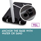 Portable Basketball Hoop Stand System Height Adjustable Net Ring Kids