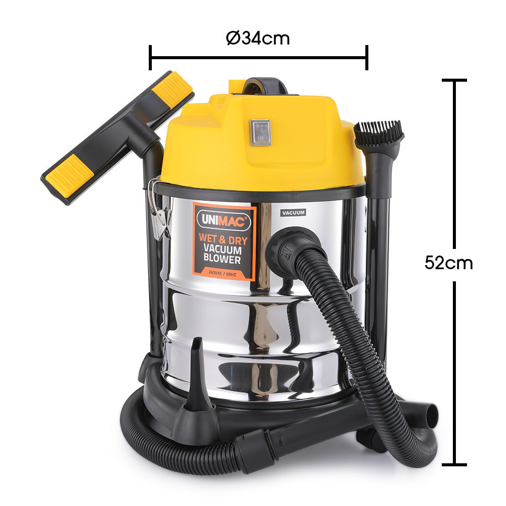 20L 1400W Wet and Dry Vacuum Cleaner, with Blower, for Car, Workshop, Carpet