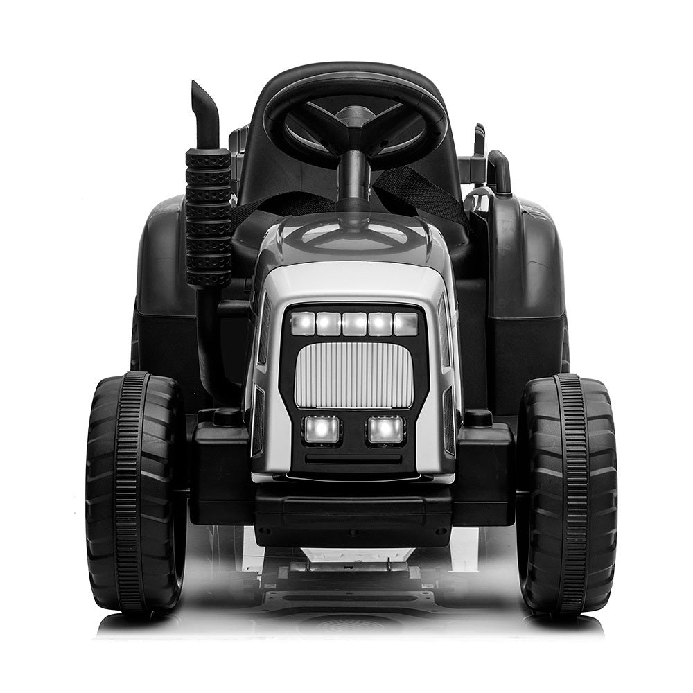 KIDS Electric Battery Operated Ride On Tractor Toy, Remote Control, Black