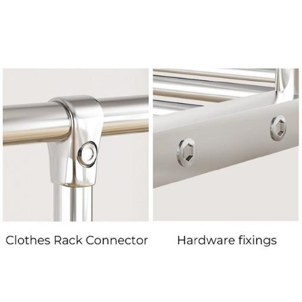 Clothes Rack Stainless Steel One Rail