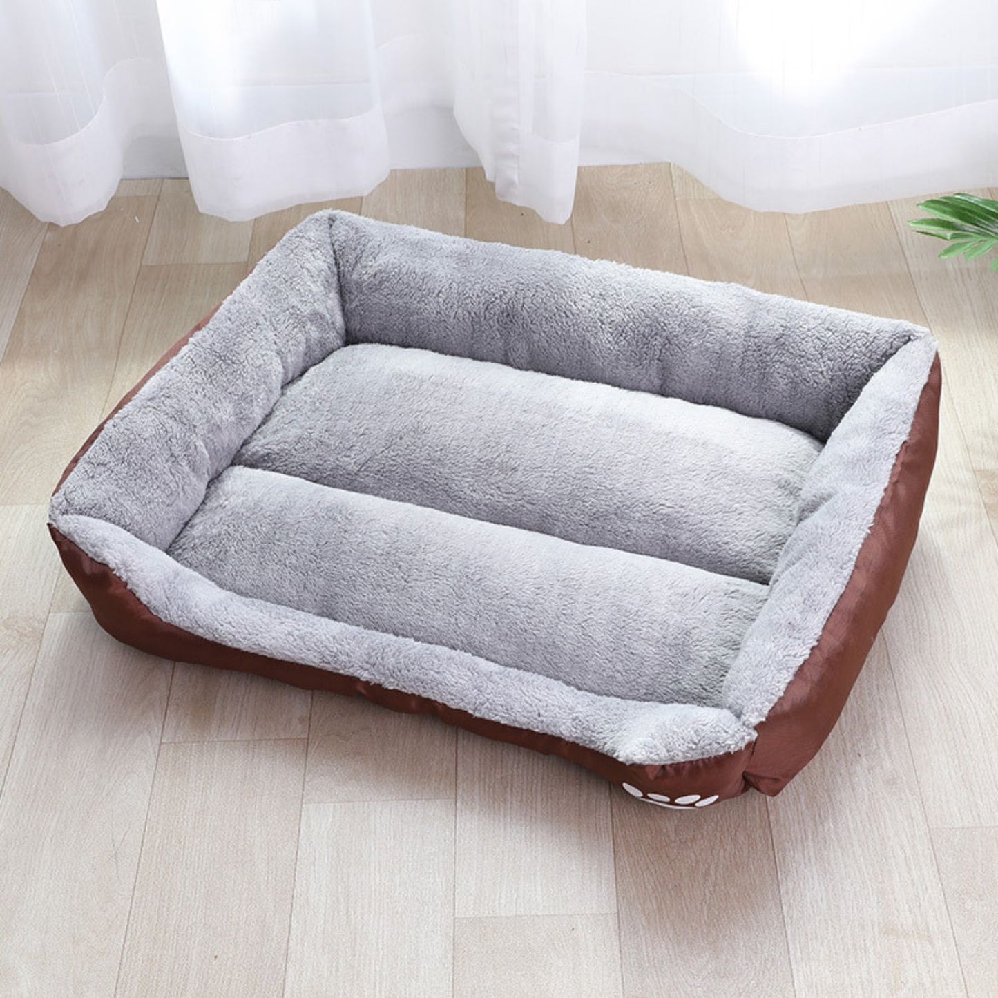 Pet Bed Square XL Size (Coffee) FI-PB-287-BMR