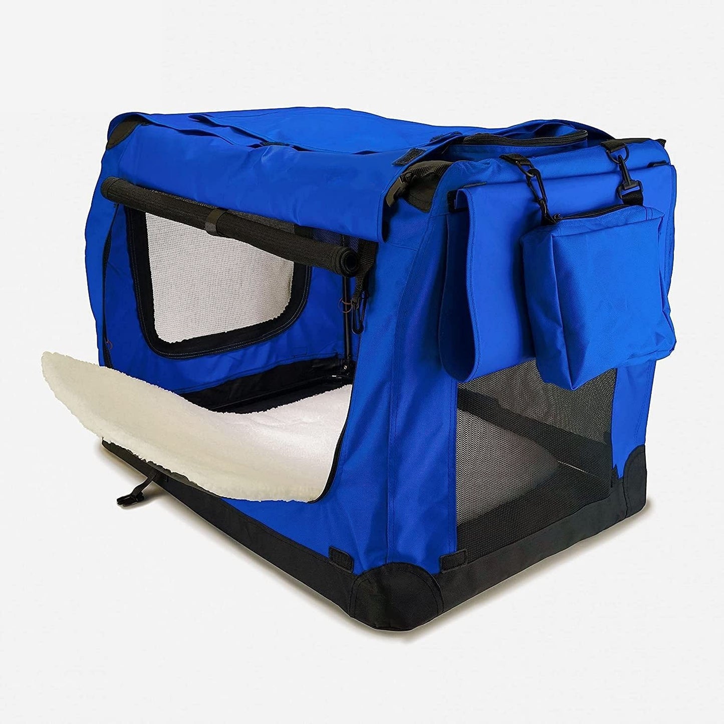 Portable Pet Carrier-Model 1-M Size (Blue) FI-PC-144-KPT