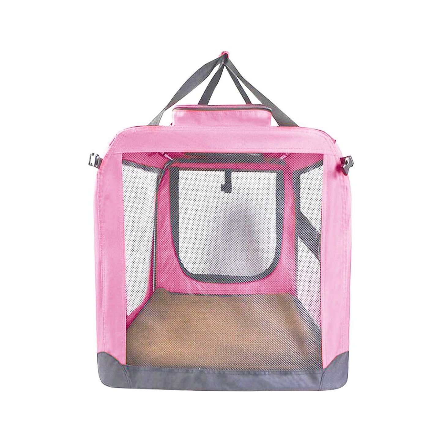 Portable Pet Carrier-Model 1-XL Size (Pink) FI-PC-148-KPT