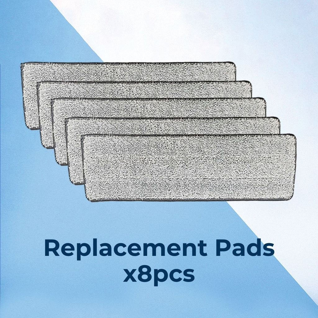 Flat Mop Replacement Pads 8 pack