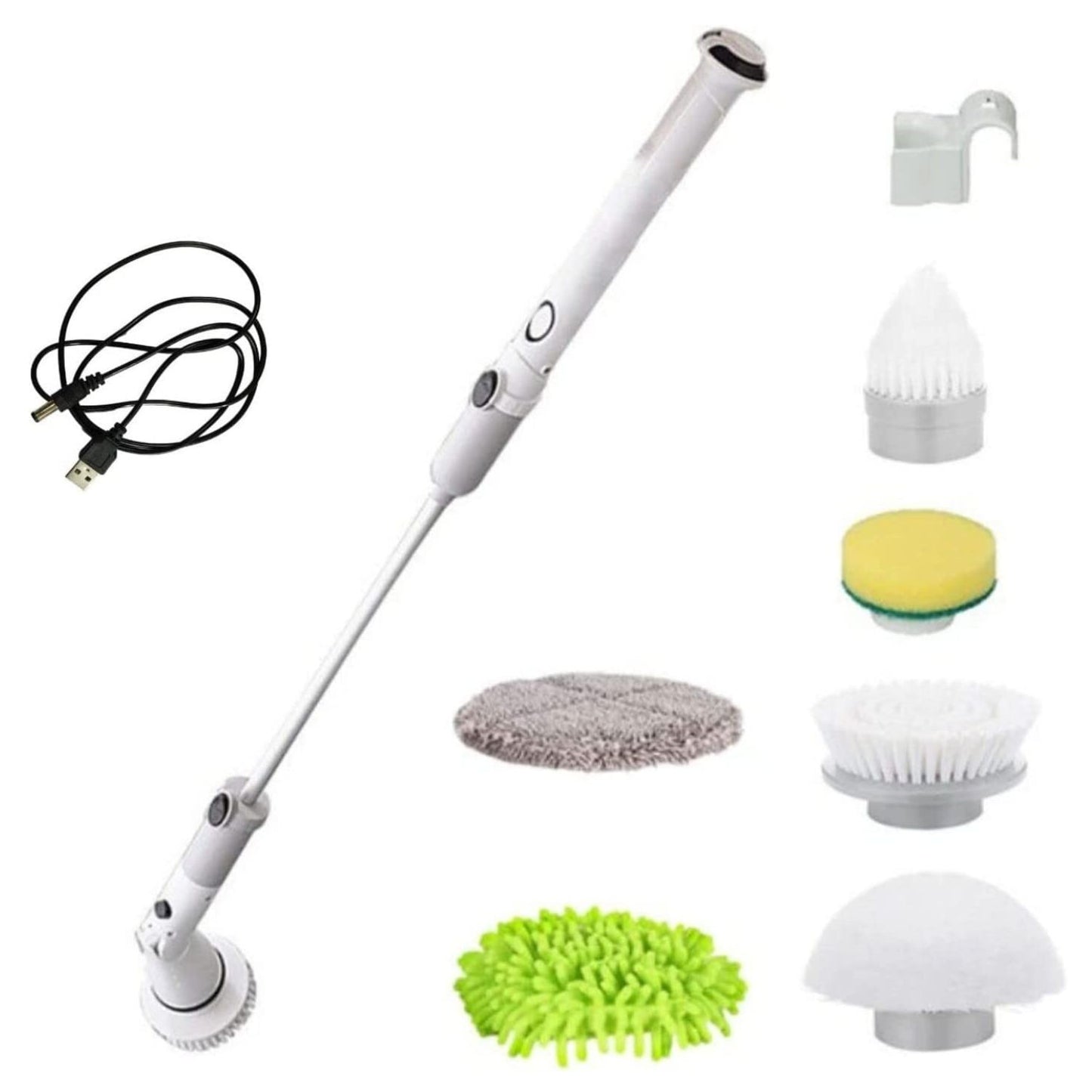 Electric Spinning Scrubber 4000 mAh 6 Brush Set GO-CB-103-BD