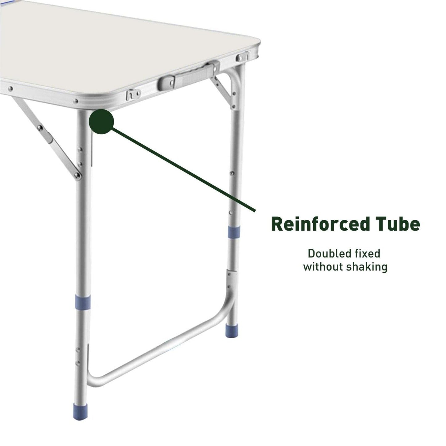 Camping Table 120cm Silver (With 4 Chair) KR-CT-104-CU