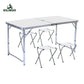 Camping Table 120cm Silver (With 4 Chair) KR-CT-104-CU