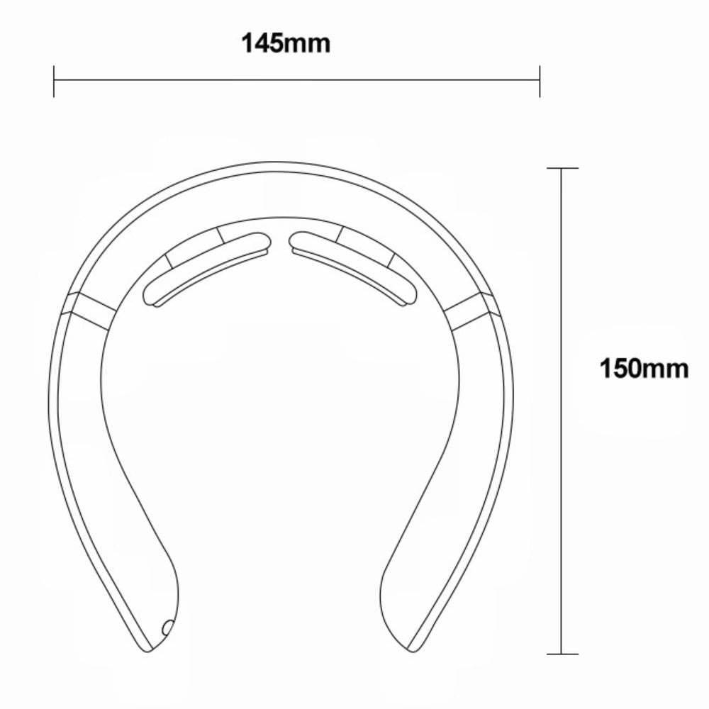 Neck Massager (White) OR-NM-100-WL