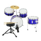 Children's 4pc Drum Kit - Blue