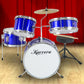 Children's 4pc Drum Kit - Blue