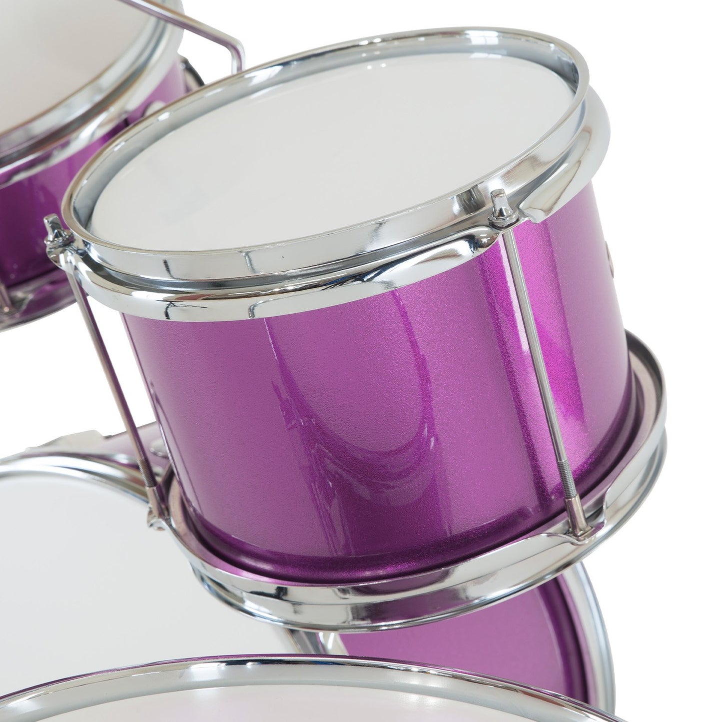 Children's 4pc Drum Kit - Purple