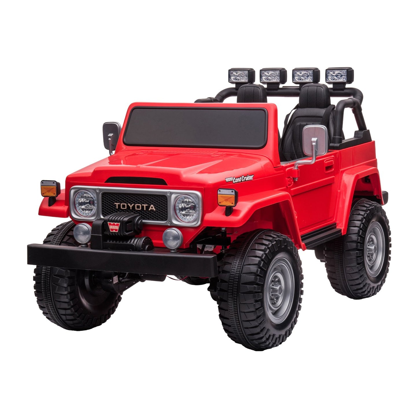 Licensed Toyota FJ-40 Electric Kids Ride On Car by Kahuna - Red