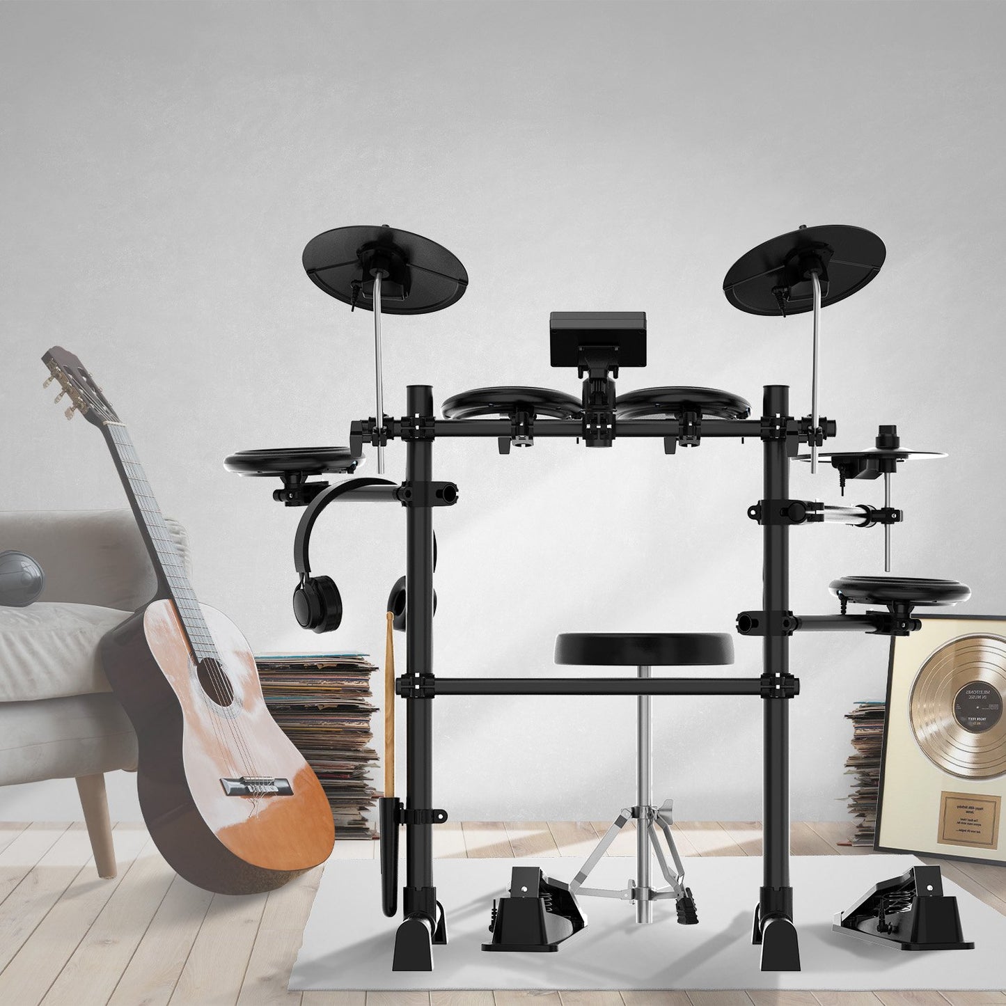 DX-16 Electronic Drum Kit with Pedals