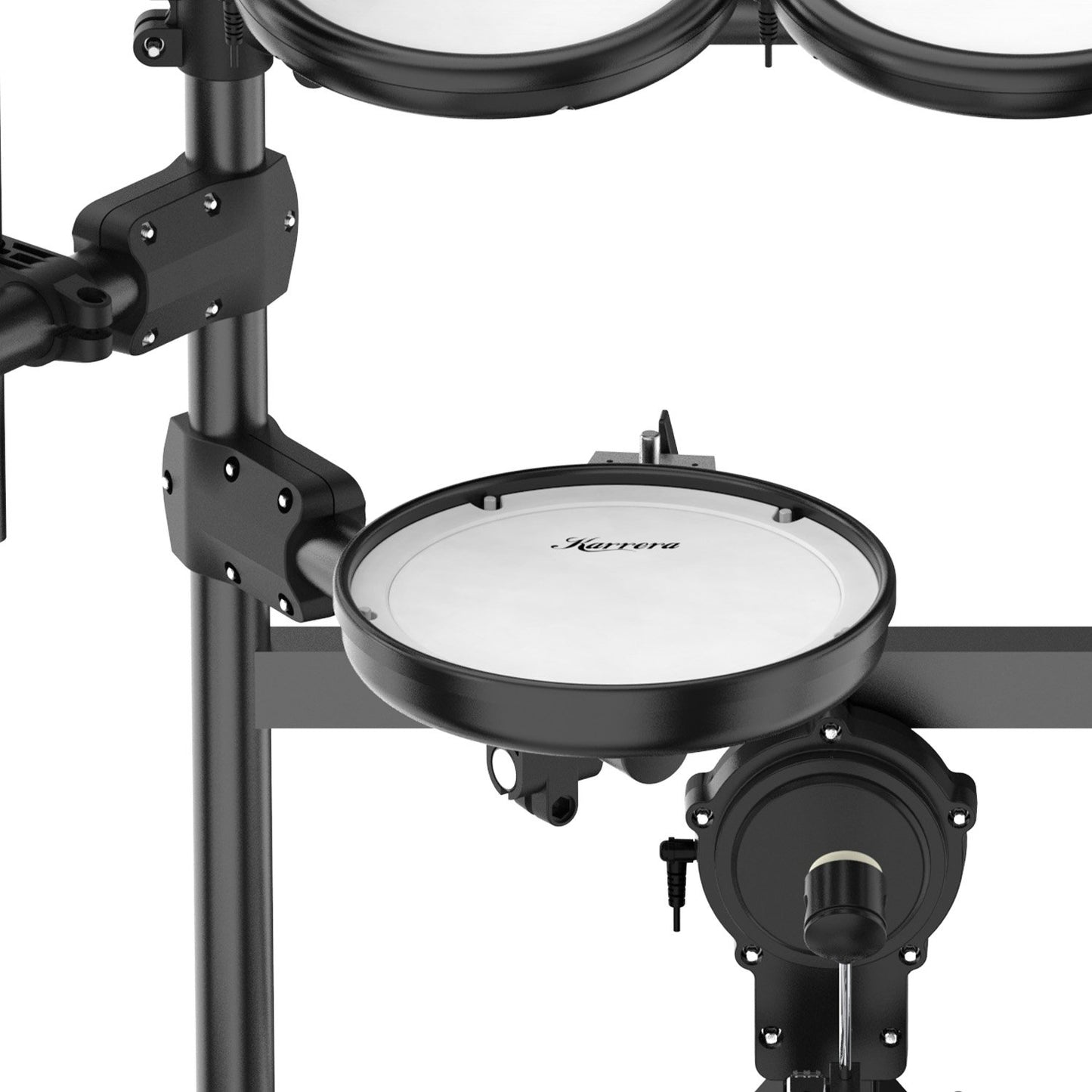 X23 Electronic Drum Kit With Quiet Mesh Drum Heads, Editable Sound Kits, Kick Pedal And Silicone Kick Drum, Usb Midi And 420 Sound