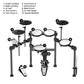 X23 Electronic Drum Kit With Quiet Mesh Drum Heads, Editable Sound Kits, Kick Pedal And Silicone Kick Drum, Usb Midi And 420 Sound