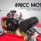 60 Ton Diesel Electric Start Engine Hydraulic Log Splitter Wood Firewood