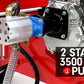 60 Ton Diesel Electric Start Engine Hydraulic Log Splitter Wood Firewood