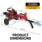 15 Ton Unleaded Petrol Log Splitter
