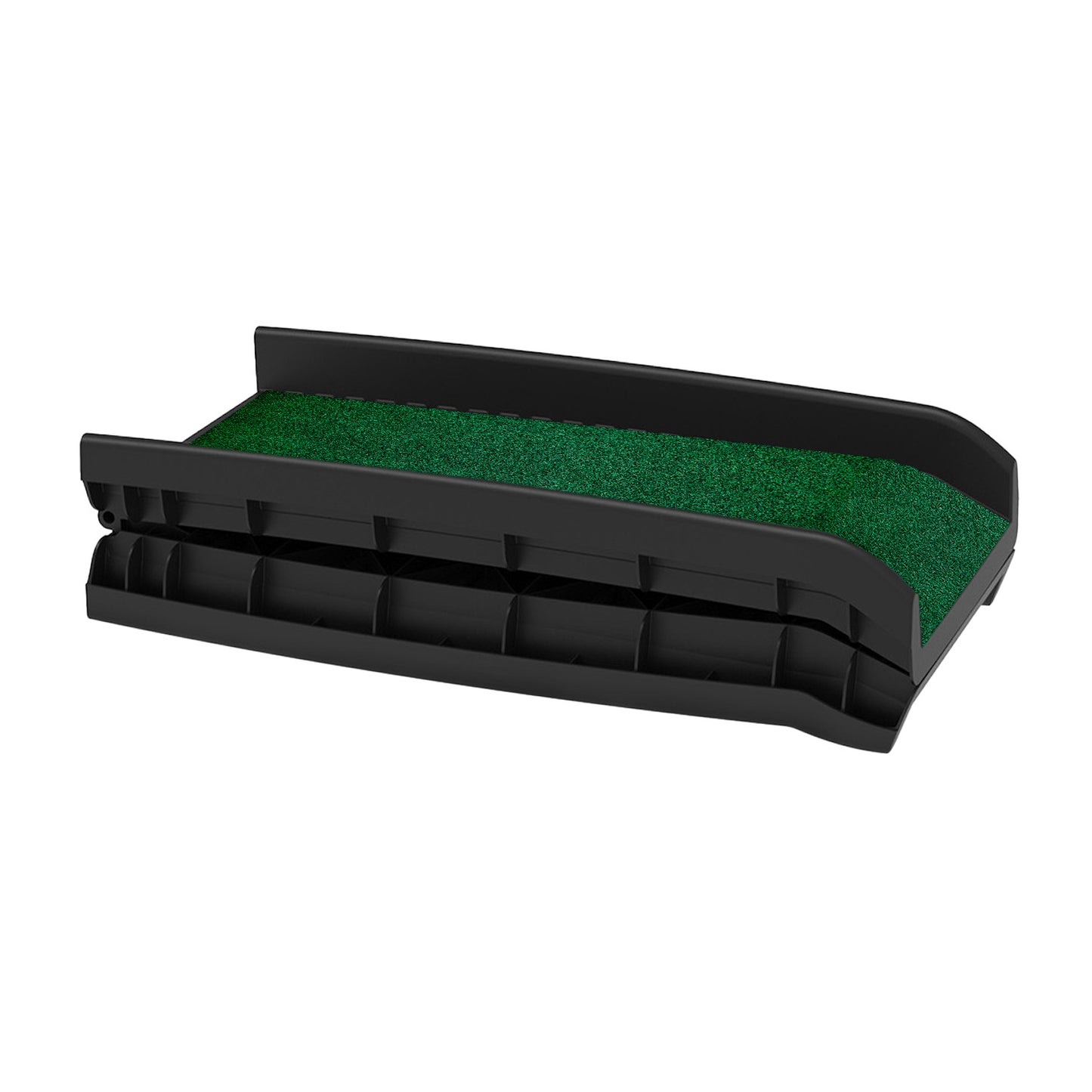 Foldable Plastic Dog Ramp with Synthetic Grass