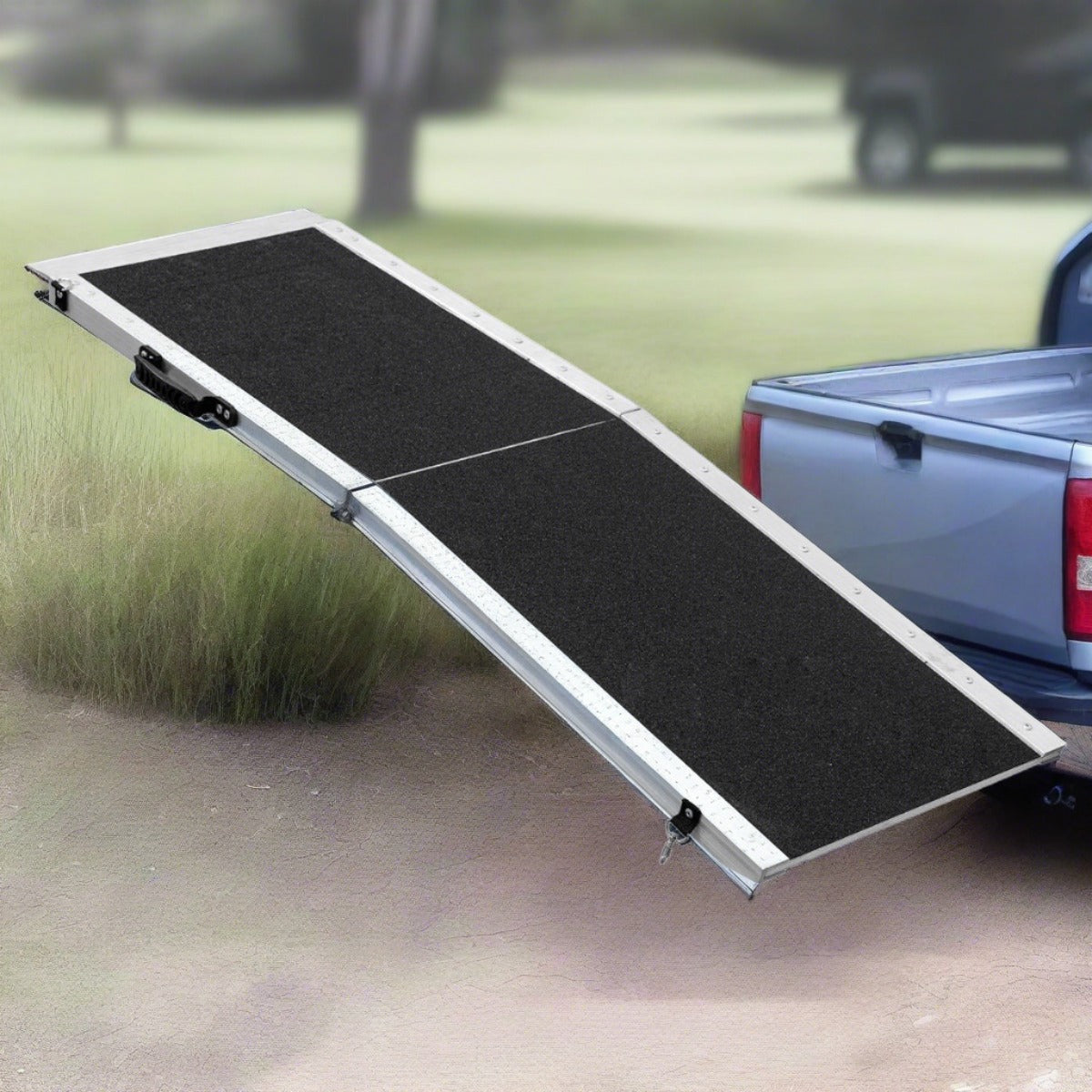 Foldable Aluminium Dog Ramp - 122 x 38 cm