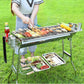 BBQ Grill Barbecue Set Charcoal Stove Portable Foldable Camping Picnic
