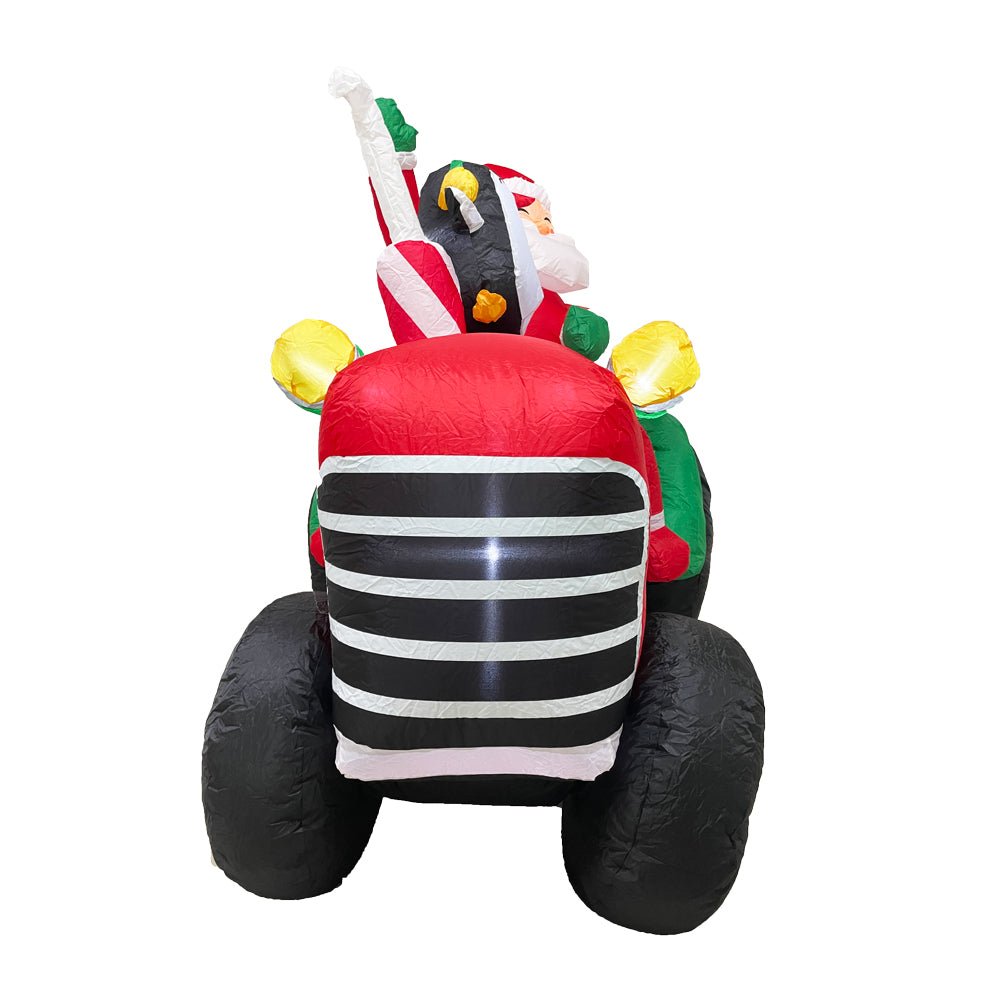 Christmas Lights Tractor Penguin Gift Xmas Inflatable Santa 1.8m Height