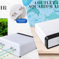 White Aquarium Air Pump Oxygen Hydroponic 4 Outlet 670L/H 8W