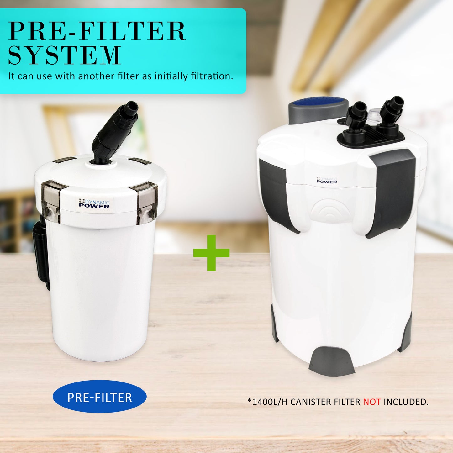 Aquarium External Canister Filter 400L/H