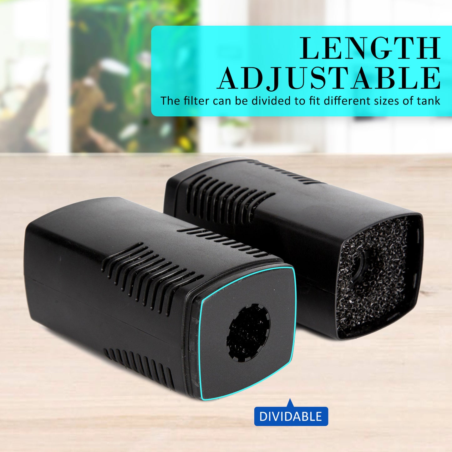 Aquarium Submersible Filter 1200L/H 22W 1.6m Pond Pump