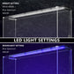 2 Set 27W Aquarium Blue White LED Light for Tank 95-115cm