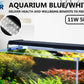 2 Set 11W Aquarium Blue White LED Light for Tank 50-70cm