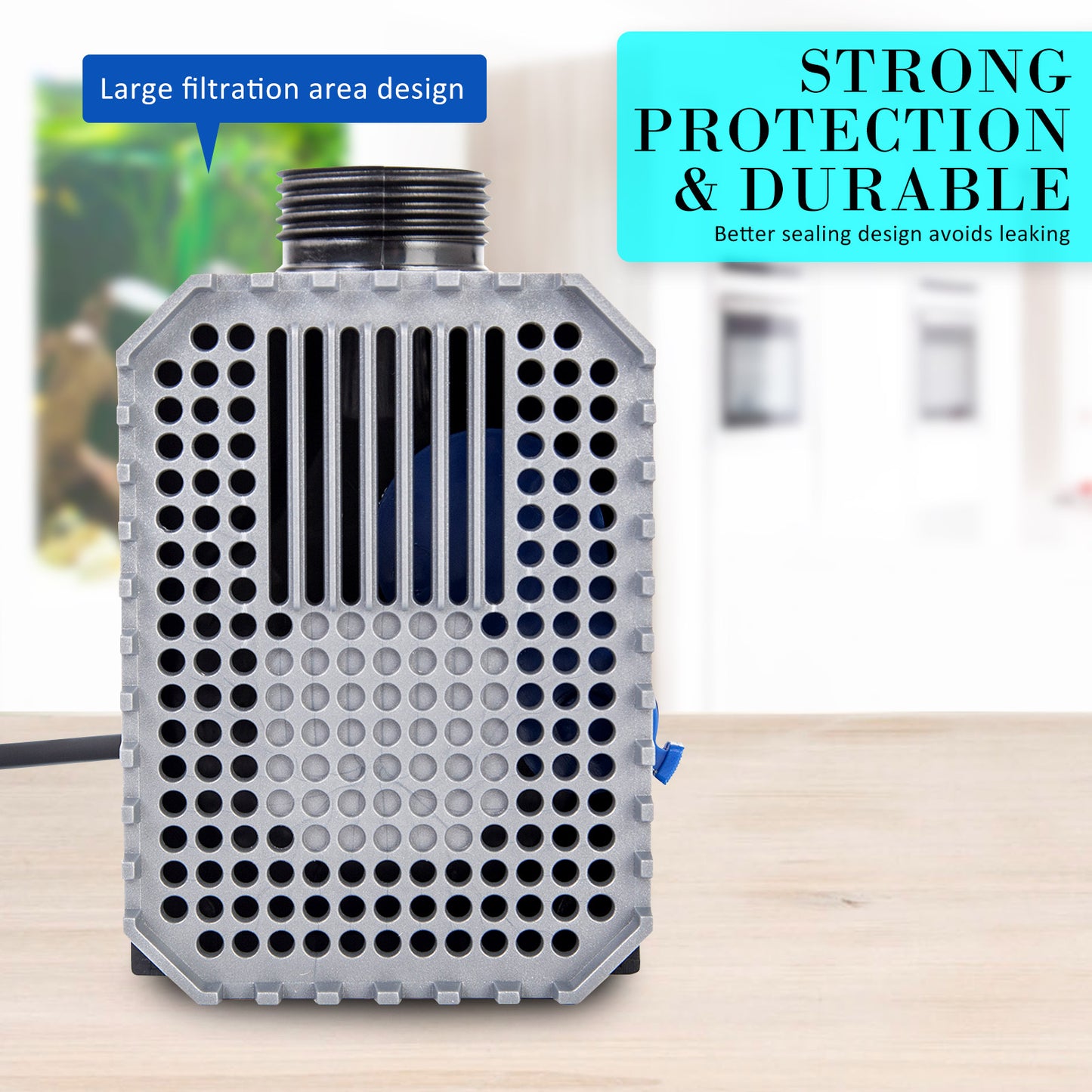 Aquarium Submersible Water Pump 2500L/H 45W 2.7m Pond