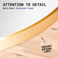 Gold Wall Mirror Oval Aluminium Frame Makeup Decor Bathroom Vanity 45x100cm