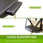 Black Portable Massage Table Bed Therapy Waxing 3 Fold 70cm Wooden