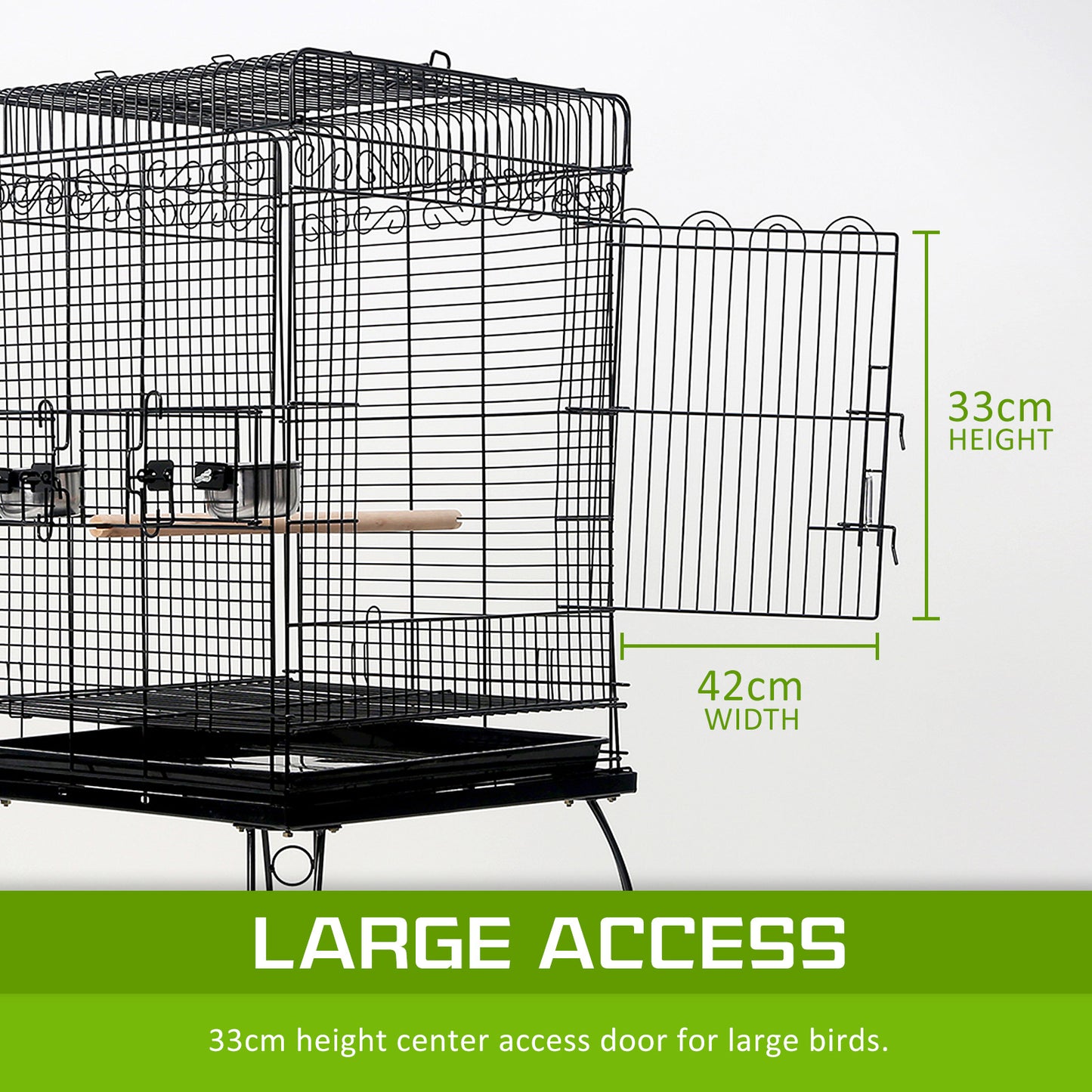 Bird Cage Parrot Aviary Alto 145cm