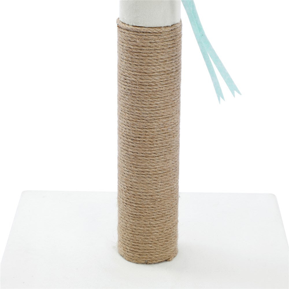 89 cm Cat Kitten Single Scratching Post with Toy