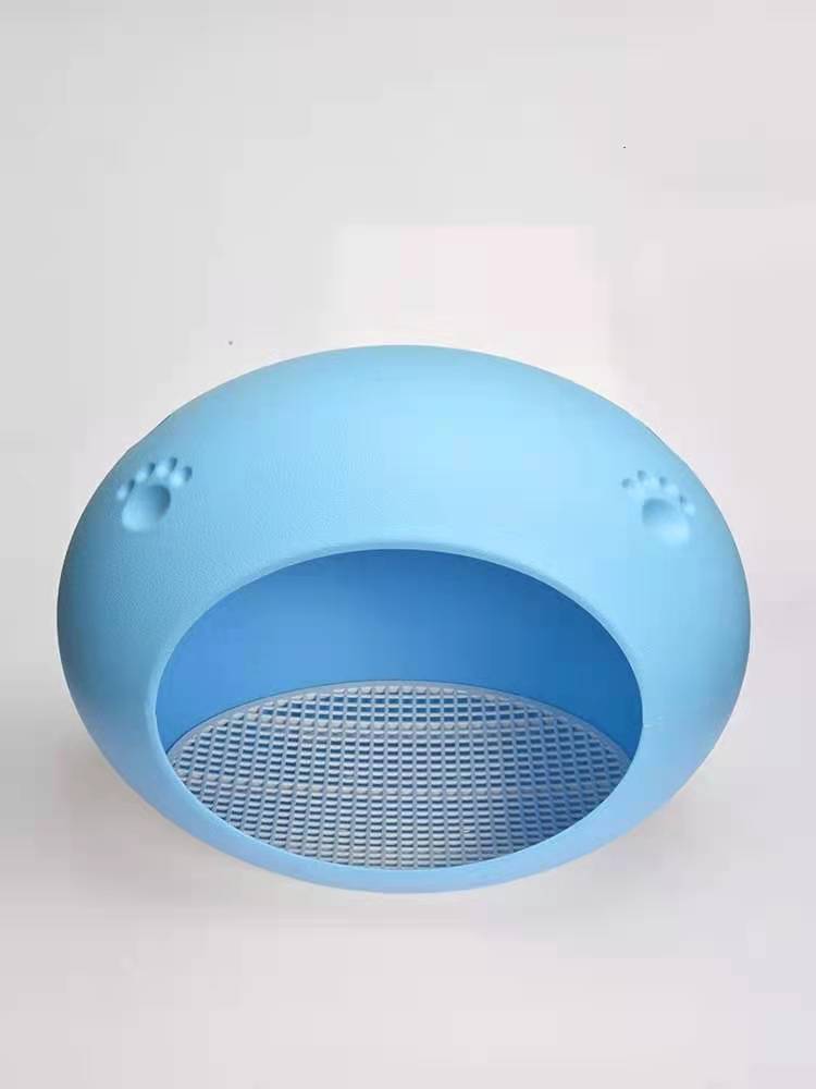 Medium Cave Cat Kitten Box Igloo Cat Bed House Dog Puppy House-Blue