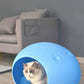 Medium Cave Cat Kitten Box Igloo Cat Bed House Dog Puppy House-Blue